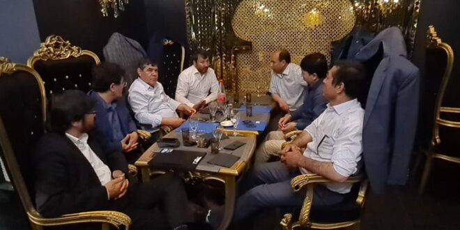 Friendly gathering of members of the Citizens' Party of Afghanistan in Brussels.